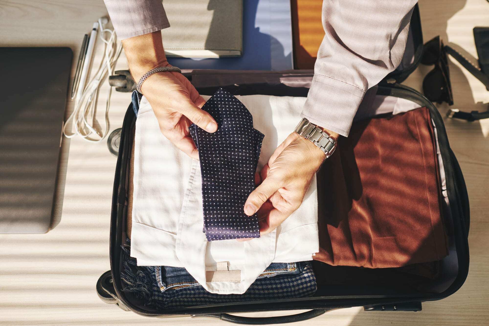 How to Fold Dress Shirts for Travel 