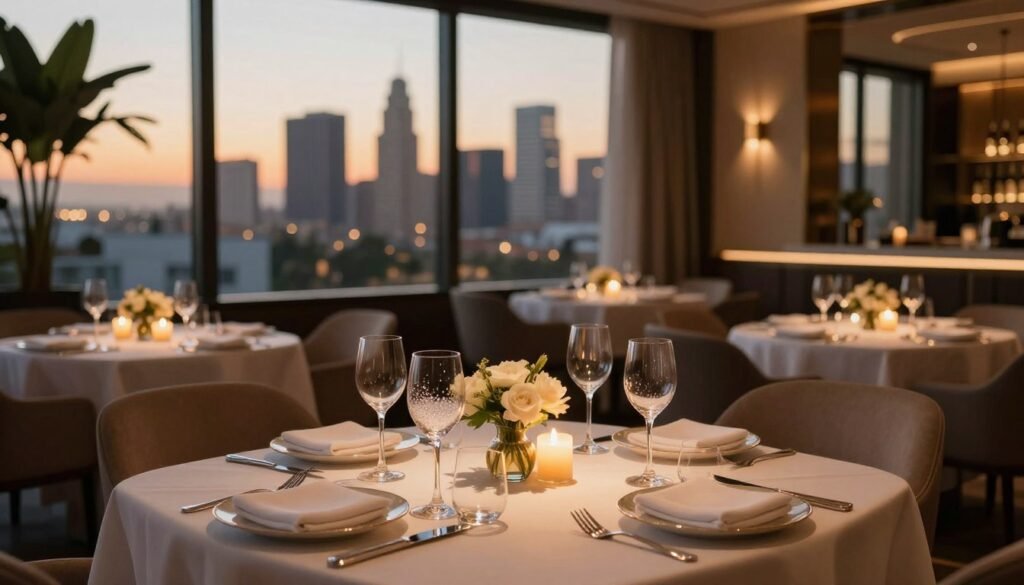 dining experiences in Los Angeles hotels