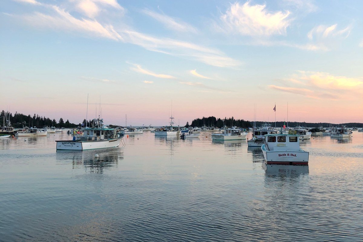 Wolfeboro New Hampshire main street waterfront Lake Winnipesaukee summer afternoon
