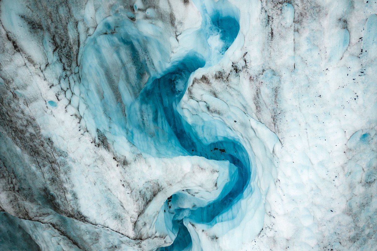 Balmaceda Glacier Chile calving ice face fjord boat tour grey blue meltwater