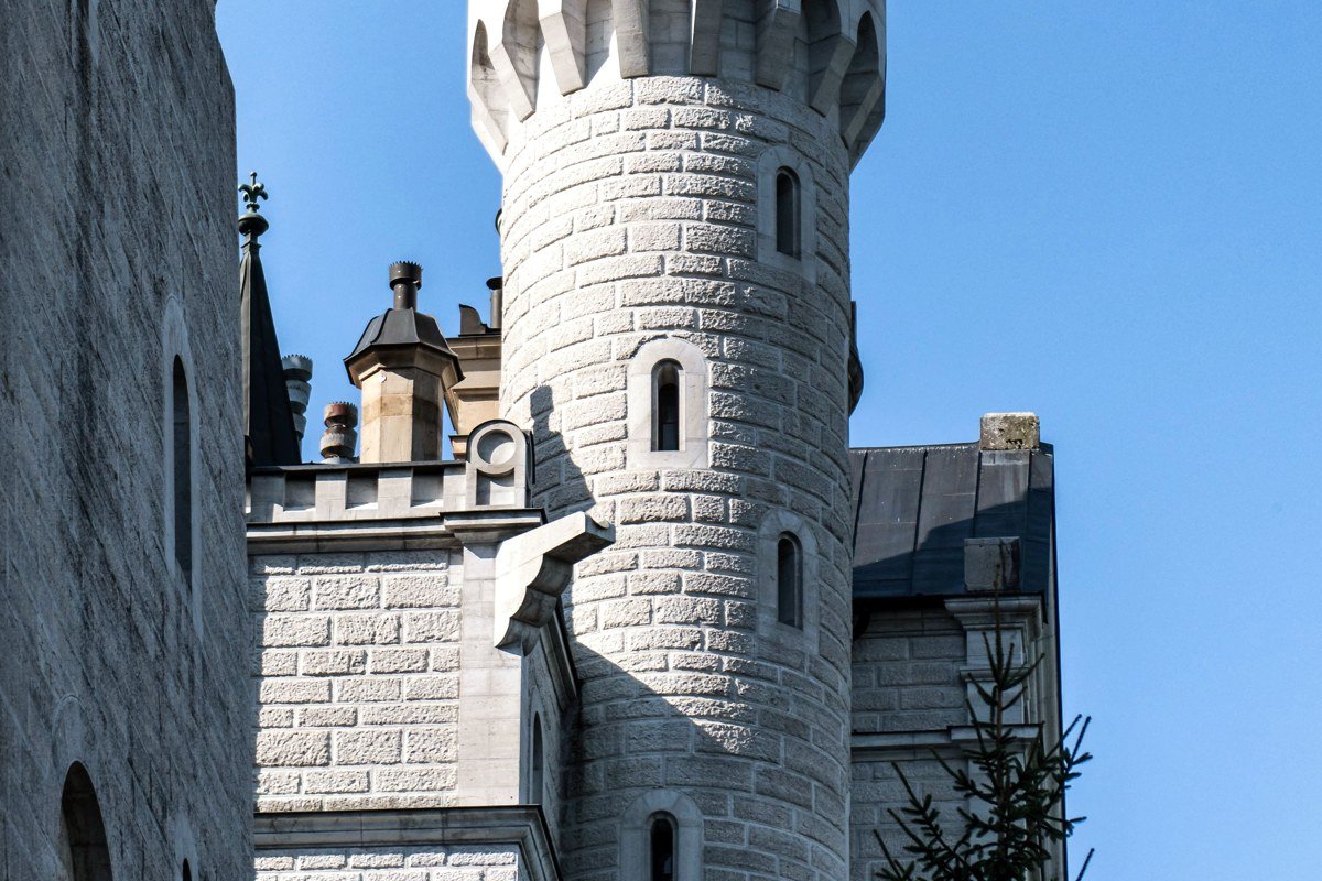 Bojnice Castle Slovakia romantic turrets forest moat spring blossoms