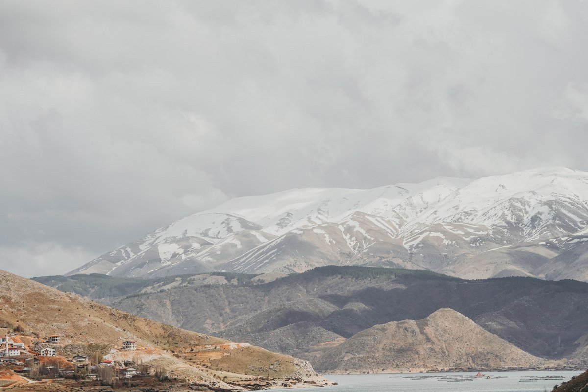 Imilchil Morocco high plateau remote Berber village snow mountains crater lakes