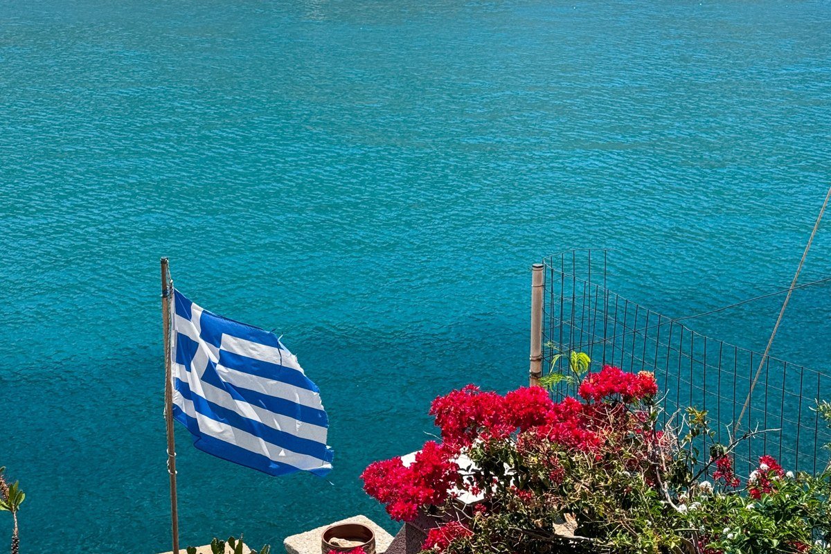 Kasos Greece remote Dodecanese island traditional stone houses Fry harbour fishing boats