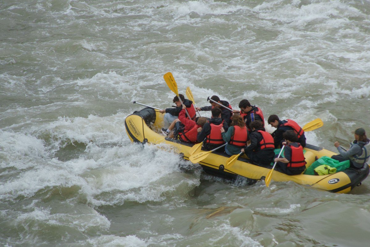Zambezi River whitewater rafting below Victoria Falls Zambia dramatic gorge