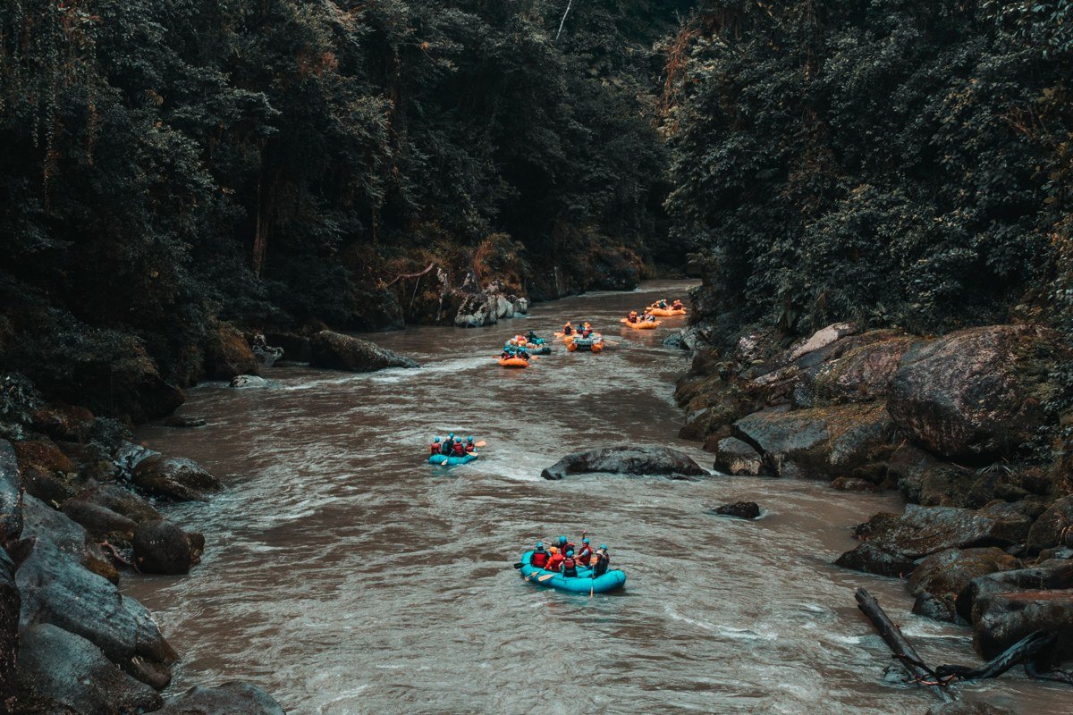 Pacuare River Costa Rica rainforest rafting lush jungle canyon green water