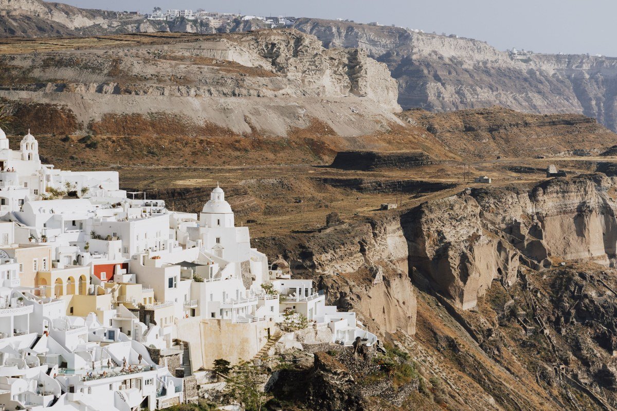 Agathonisi island Greece remote rocky hillside small whitewashed village Aegean Sea empty harbor