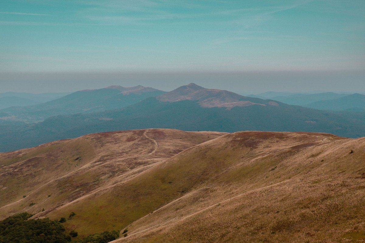 Cheviot Hills border ridge Scotland England moorland vast empty sky windswept