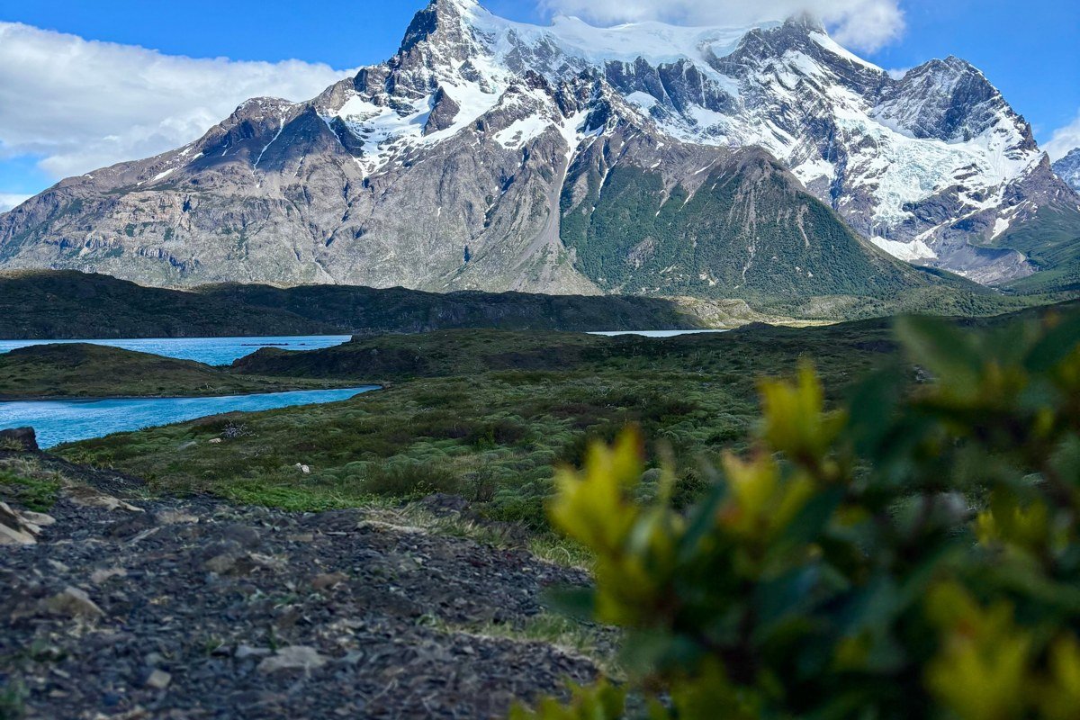 Rio Serrano Torres del Paine rafting glacial lake torres peaks reflection