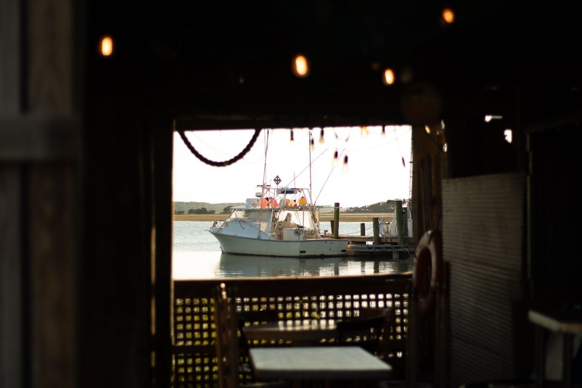 Fernandina Beach Amelia Island Florida Victorian downtown Centre Street shrimp boat harbor sunset