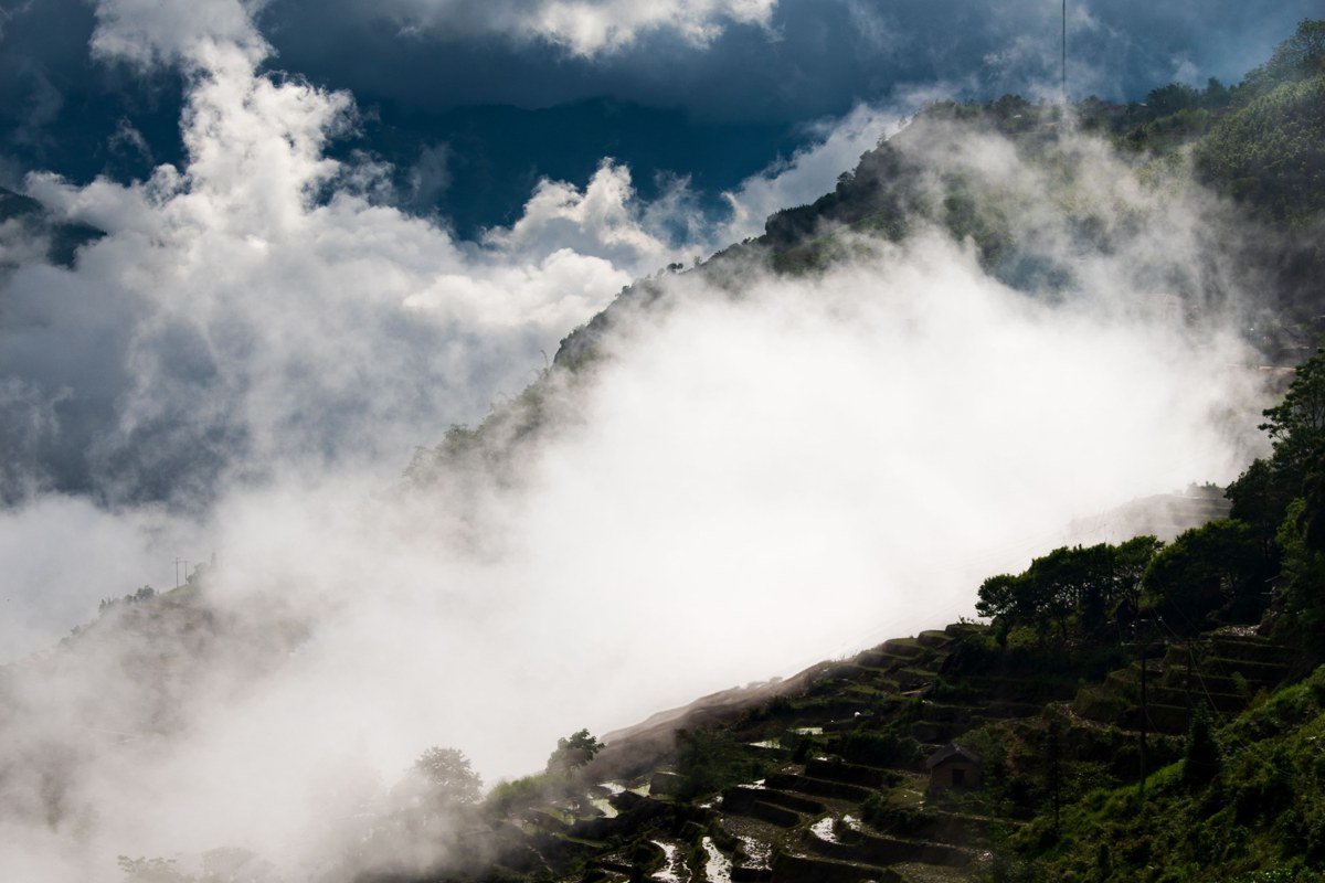 Pu Luong Vietnam limestone karst trekking rice terrace valley morning mist