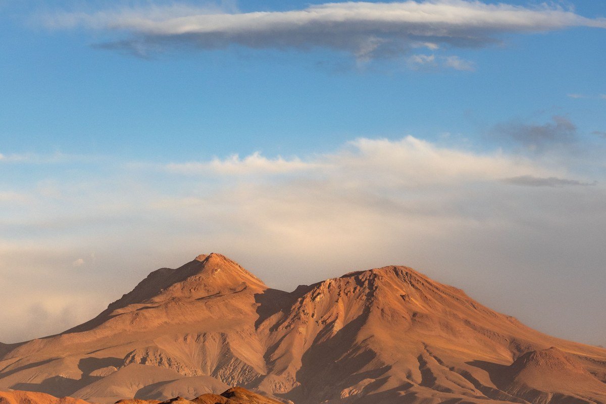 Valle de la Luna Atacama Chile salt formations moonscape golden hour dunes