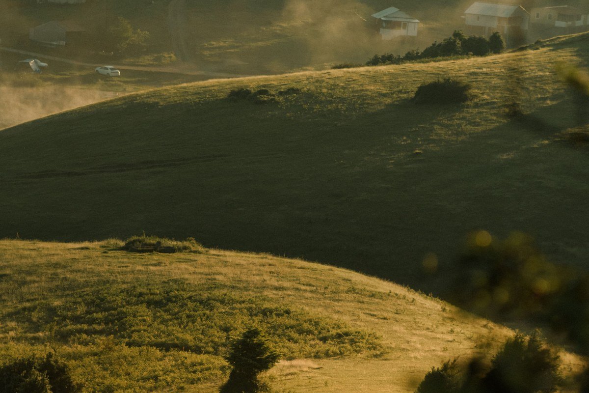 Muránska Planina Slovakia limestone plateau wildflower meadow ruins misty morning