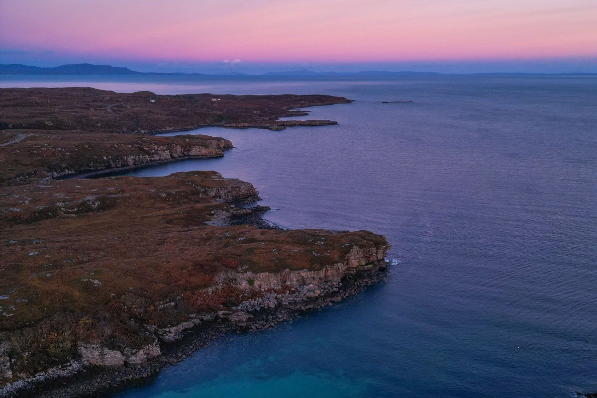 Diabaig village Torridon Scotland remote loch bay crofting settlement cliffs