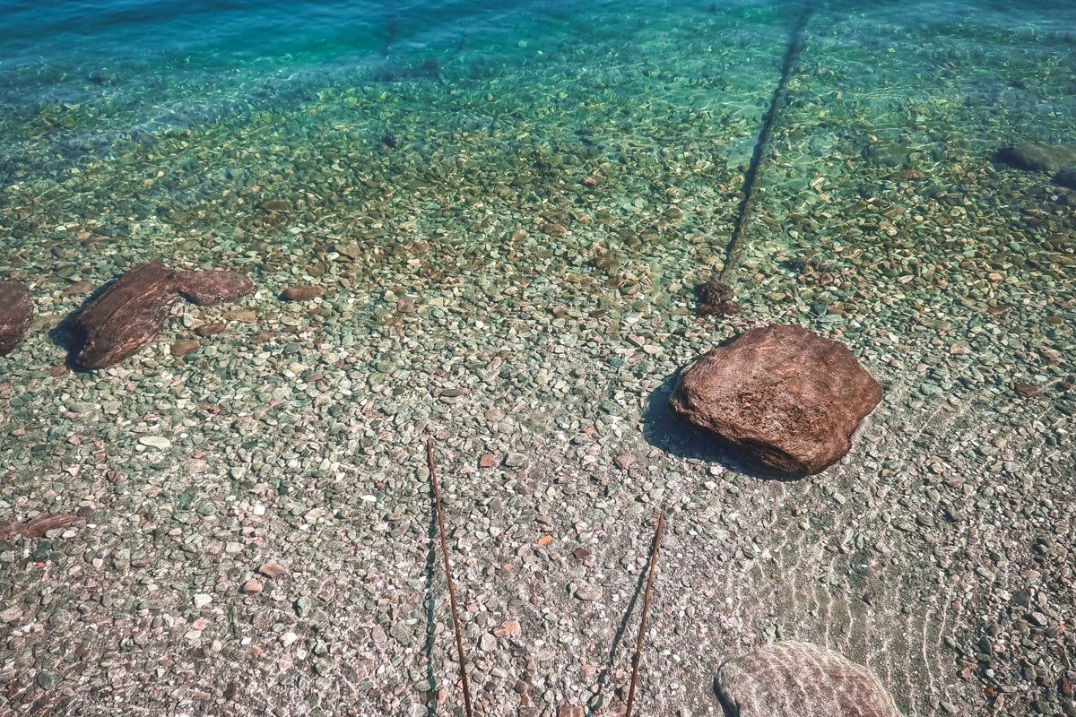 Newfound Lake New Hampshire crystal clear water Bristol shoreline summer