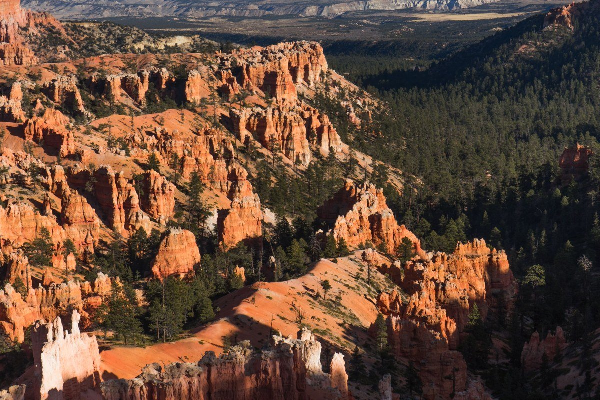 Sunrise Point Bryce Canyon winter snow morning glow hoodoos