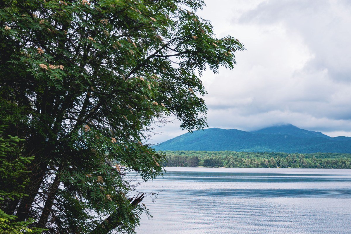 Schroon Lake New York long sandy beach families summer