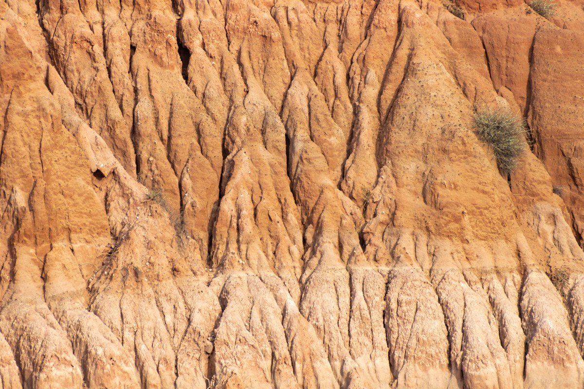 Painted Desert Arizona badlands layered red orange rock formations