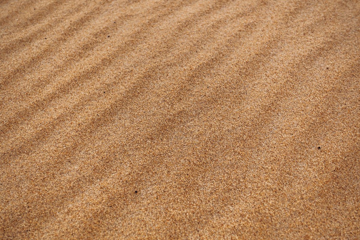 Kelso Dunes California golden sand dunes rippled texture Mojave Desert