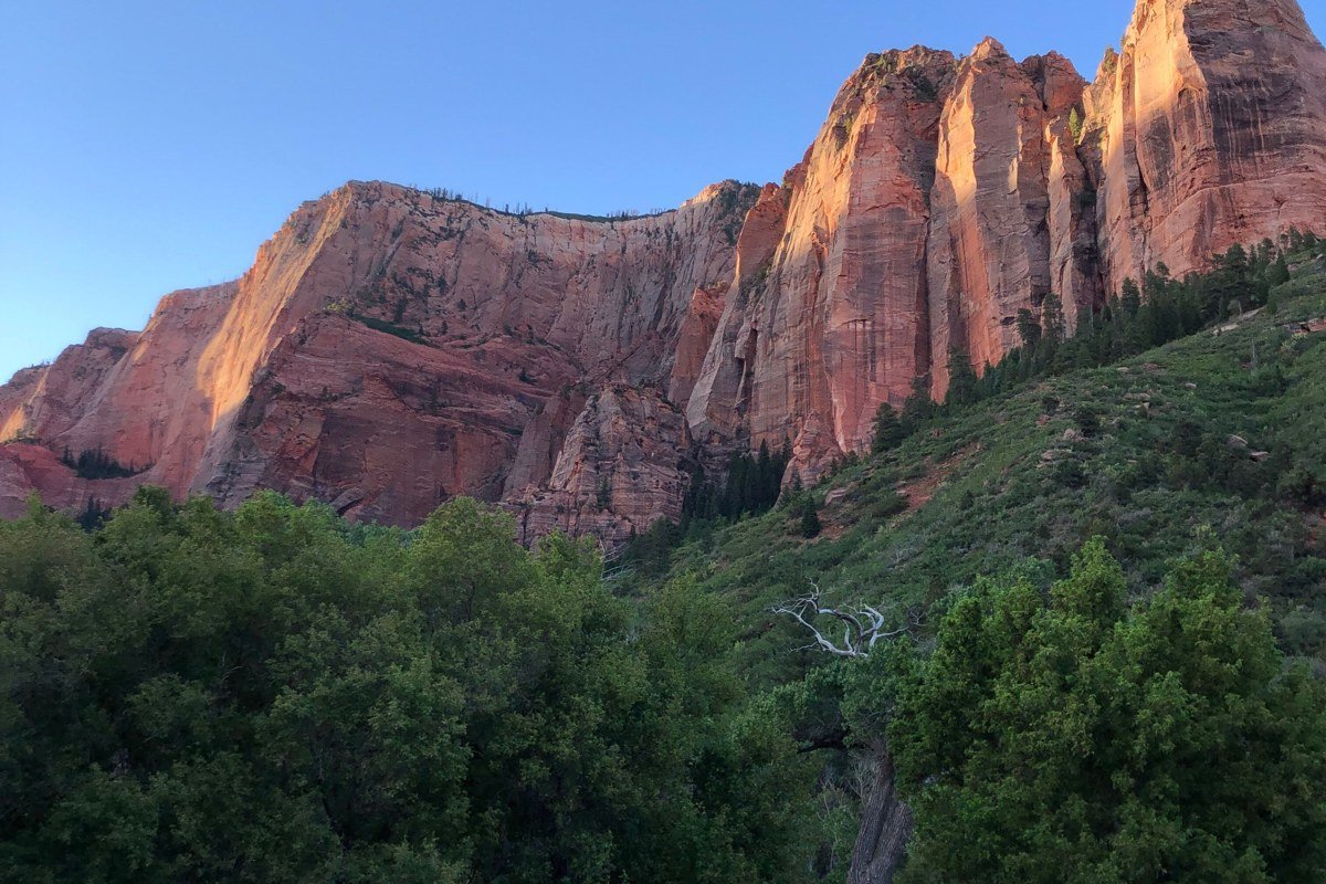 Kolob Canyons Zion National Park red finger canyons scenic drive from overlook