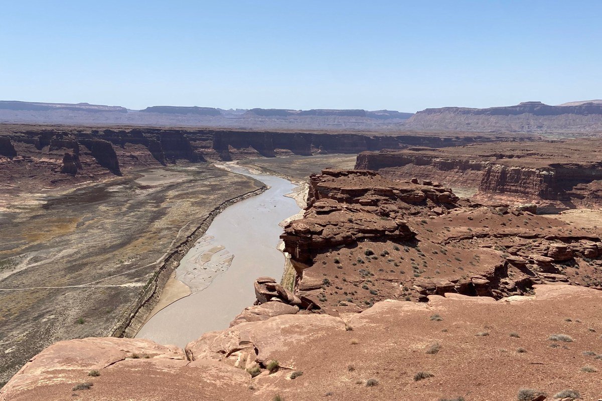 Westwater Canyon red rock desert canyon rafting Colorado River Utah border