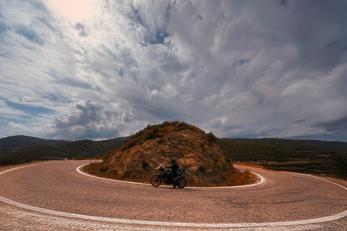 FM 170 River Road hairpin curve overlooking the Rio Grande near Big Hill